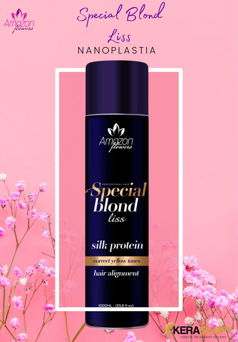 Nanoplastia Amazon Flowers 0 Formol Special Blond Liss